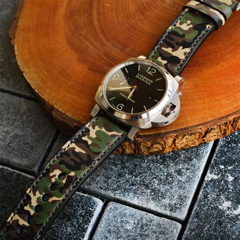 panerai camo rubber strap|panerai officine rubber strap.